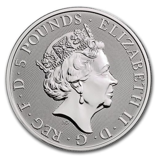 2020 (New) Great Britain The White Horse Queens Beast £5 Silver Coin 2 oz - Image 2