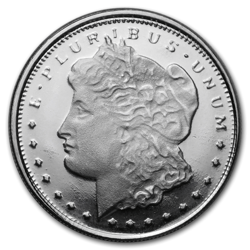 (New) 1/10 oz Pure .999 Silver USA Morgan Dollar Coin Replica
