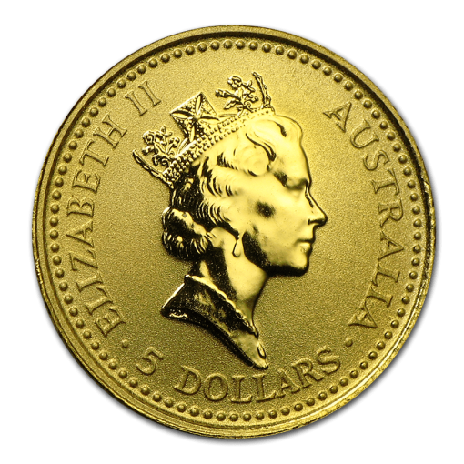 1991 (New) Australia Kangaroo Gold 1/20 oz Coin - Image 2