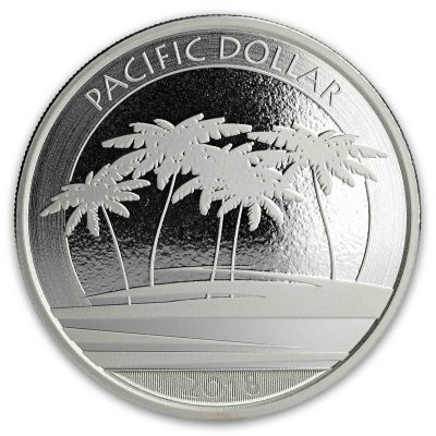 2018年 (新品) フィジー「パシフィック ドル」純銀 1オンス 銀貨