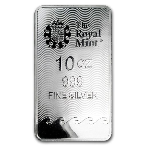 (新品) イギリス「ブリタニア」純銀 10オンス バー - 画像 (2)