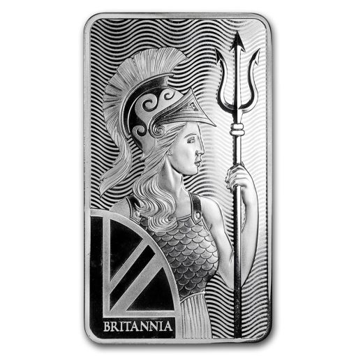 (新品) イギリス「ブリタニア」純銀 10オンス バー