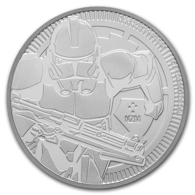 2019年 (新品) ニウエ「スター ウォーズ・クローン トルーパー」純銀 1オンス 銀貨