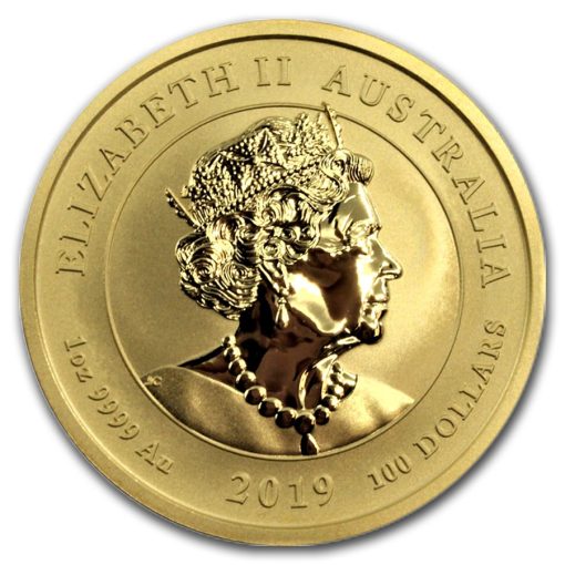 2019年 (新品) オーストラリア「虎 と 龍」純金 1オンス 金貨 - 画像 (2)