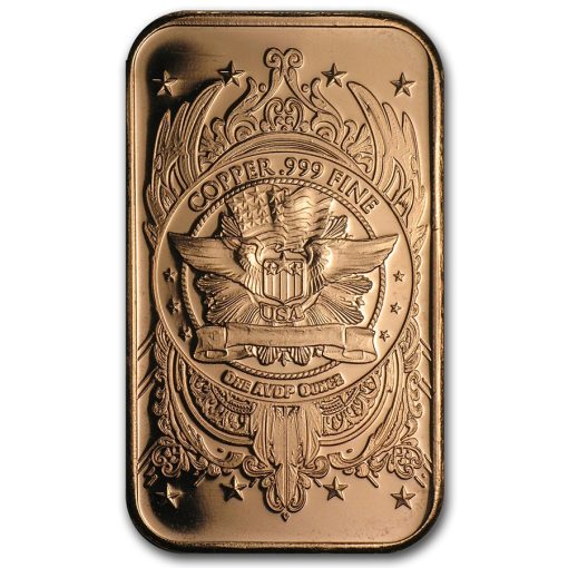 (New) U.S.A. 1 oz 1878 Morgan Dollar Replica Copper .999 Bar - Image 2