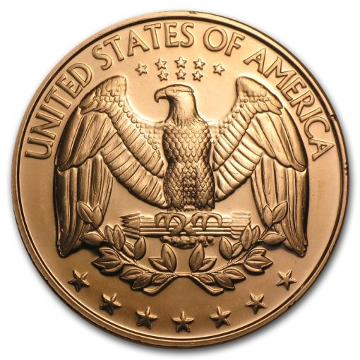 (New) U.S. Quarter Dollar 1oz Copper Coin .999 Round