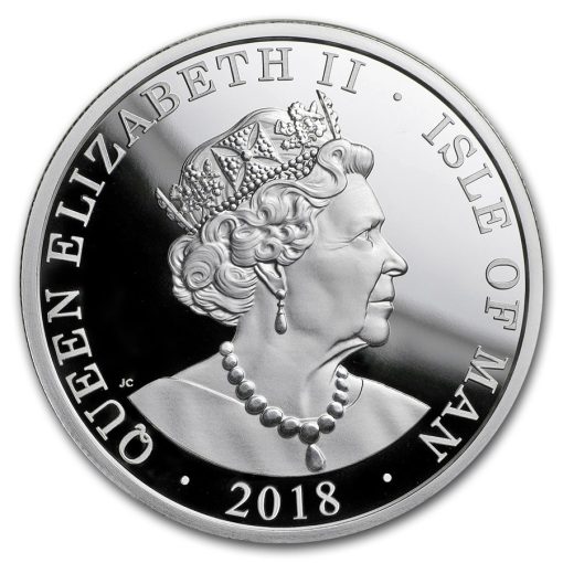 2018 (New) Archangel Michael British Isle 1 oz Silver Coin in Capsule - Image 2