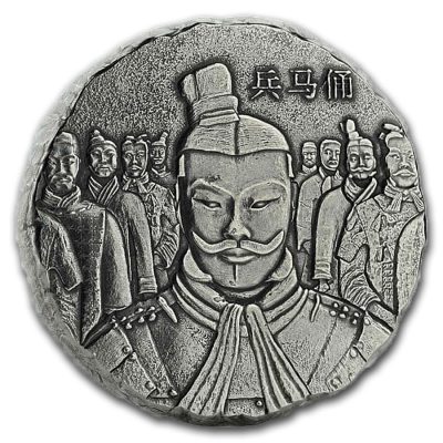 2018 (New) Terracotta Army Antique Fiji 5 oz Silver Coin