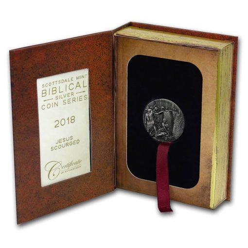 2018 (New) Bible Series Jesus Scourged 2 oz Silver 62.2g Coin - Image 5