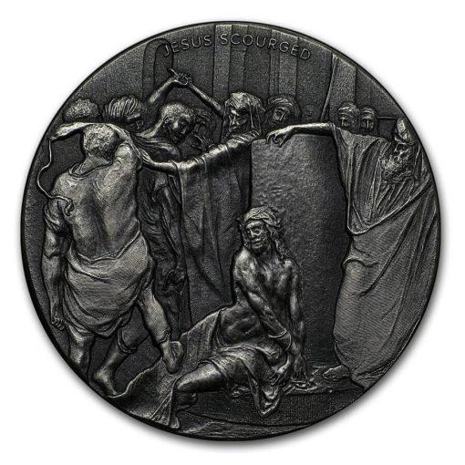 2018 (New) Bible Series Jesus Scourged 2 oz Silver 62.2g Coin