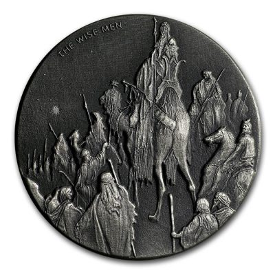 2017 (New) Bible Series The Wise Men 2 oz Silver 62.2g Coin