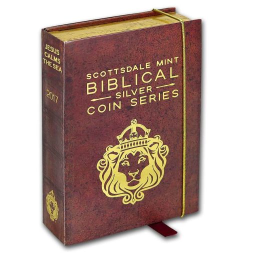 2017 (New) Bible Series Jesus Calms the Sea 2 oz Silver 62.2g Coin - Image 5