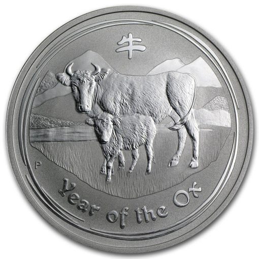 2009 (New) Australian Year of the Ox Lunar 1 oz Silver Coin