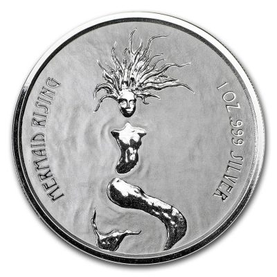 2018 (New) Fiji Mermaid Rising Silver 1 oz Coin