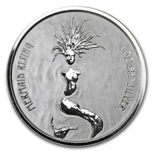 2018 (New) Fiji Mermaid Rising Silver 1 oz Coin