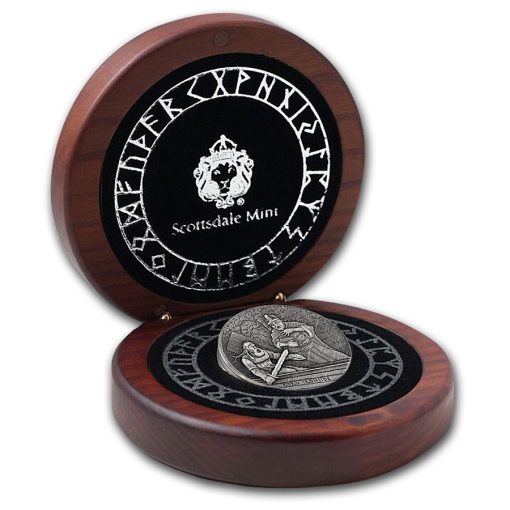 2016 (New) Viking Series [ Björn Ironside ] 2 oz Silver 62.2g Coin - Image 4