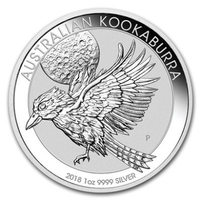 2018年 (新品) オーストラリア「クッカバラ・ワライカワセミ」純銀 1オンス 銀貨