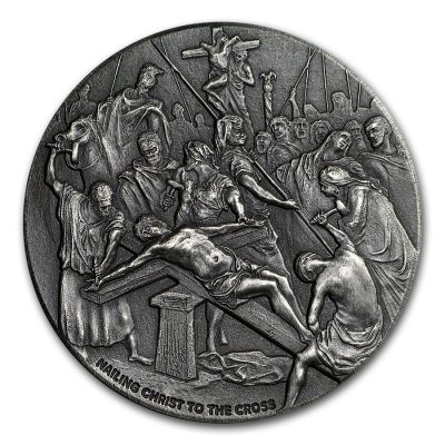 2017 (New) Bible Series The Crucifixion of Jesus Christ 2 oz Silver 62.2g Coin