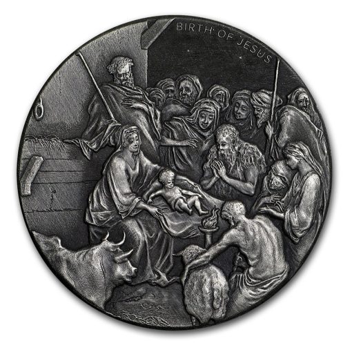2016 (New) Bible Series The Birth of Jesus Christ 2 oz Silver 62.2g Coin