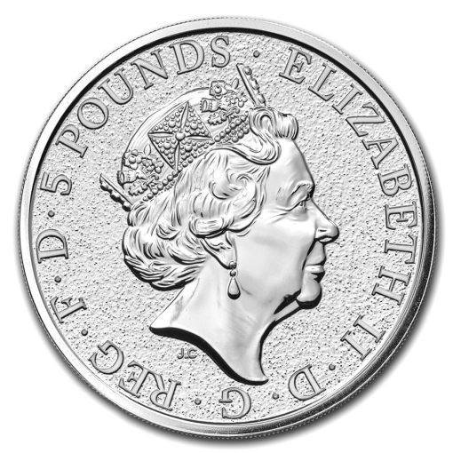 2017 (New) England Griffin Queens Beast £5 Silver Coin 2 oz - Image 2