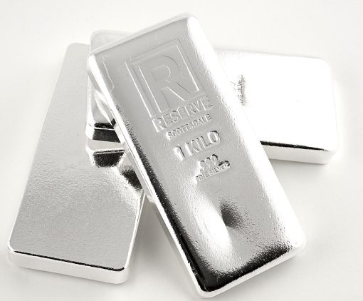 (New) 1 Kilogram .999 Pure Silver「 Reserve 」Scottsdale Ingot Bar・1 Bar - Image 5