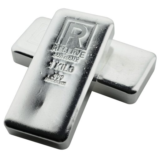 (New) 1 Kilogram .999 Pure Silver「 Reserve 」Scottsdale Ingot Bar・1 Bar - Image 4