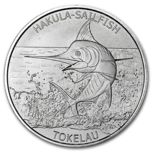2016 (New) New Zealand $5 Hakula Sailfish 1 oz Silver Coin