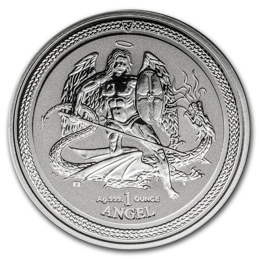 2016 (New) Archangel Michael British Isle Silver Coin 1 oz in Capsule