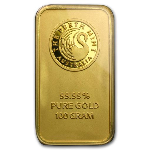 (New) 100 gram Perth Mint 24K Gold Bar .9999 in Assay - Image 3
