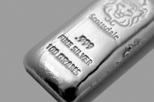 (New) 100 Gram「 Cast Bar 」Pure .999 Silver Scottsdale Lion - Image 3