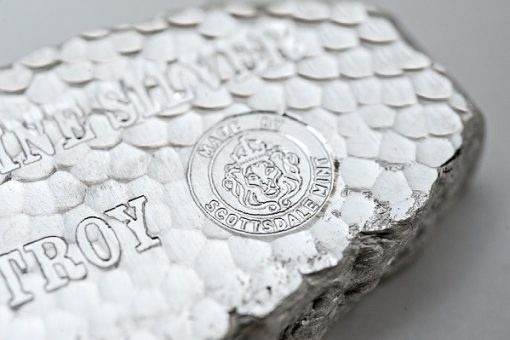 (New) 5 oz「Tombstone Nugget」Scottsdale Mint .999 Pure Silver - Image 4