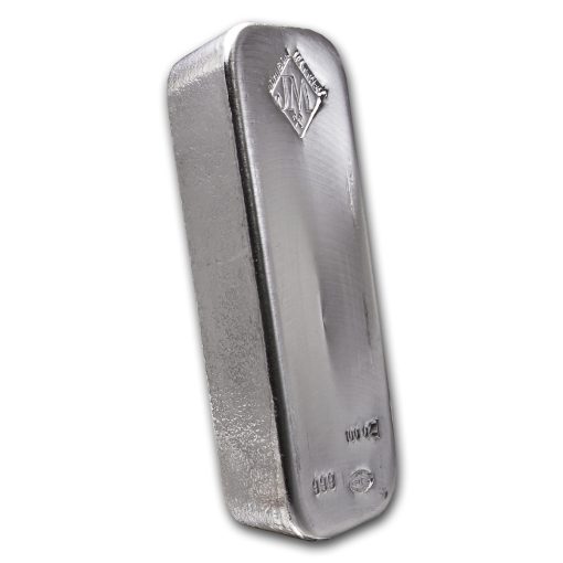 100 oz Johnson Matthey Silver Bar .999 - Image 2