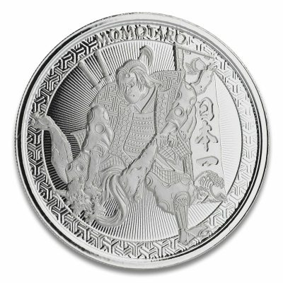 2020 (New) Samoa「MOMOTARO & ONI」UKIYOE 99.99% Pure Silver 1 oz Coin