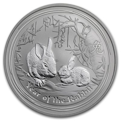 2011 (New) Australian Year of the Rabbit Lunar 1 oz Silver Coin