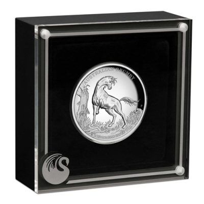 2022 (New) Australian Brumby Silver 2 oz Proof High Relief Coin