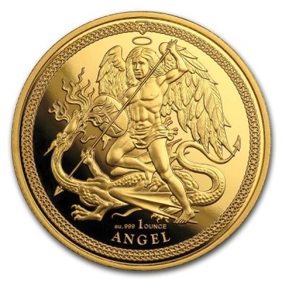 2017年 (新品) マン島「大天使 ミカエル」純金 1オンス 金貨