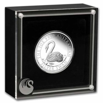 2021 (New) Australian Swan Silver 1 oz Proof Coin