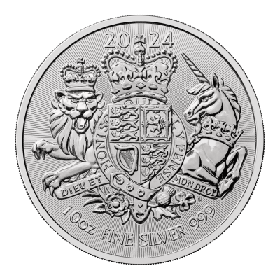 2024 (New) Great Britain Royal Arms of England Silver 10 oz Coin