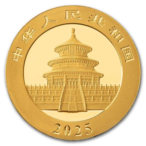 2025 (New) Chinese Panda Gold 30 gram Coin - Image 2