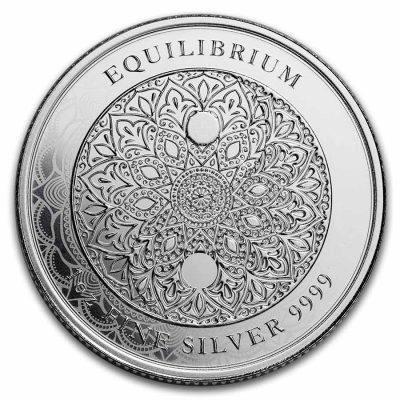 2023年 (新品) ニウエ「均衡・イクイリブリアム」純銀 1オンス 銀貨