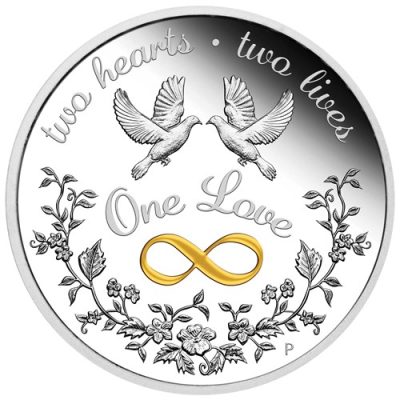 2023 (New) Australian "One Love" Silver 1 oz Color Proof Coin