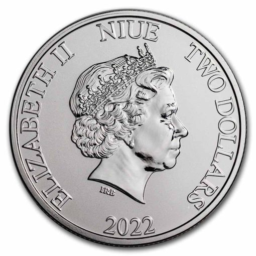 2022年 (新品) ニウエ「スター ウォーズ・ダース ベーダー」純銀 1オンス 銀貨 - 画像 (2)