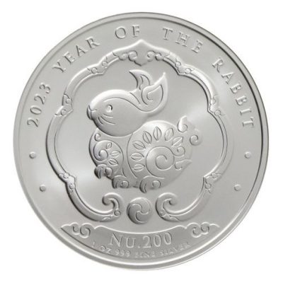 2023 (New) Kingdom of Bhutan Lunar Year of the Rabbit Silver 1 oz Coin