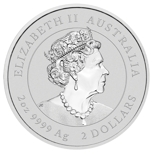 2023 (New) Australian Year of the Rabbit Lunar Silver 2 oz Coin - Image 2