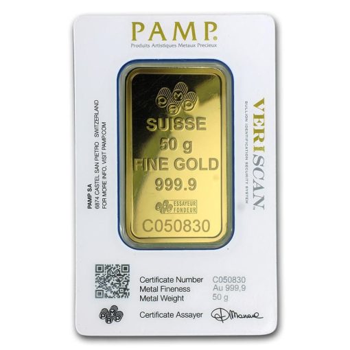 (New) Swiss Pamp Fortuna Gold 50 Gram Bar - Image 2