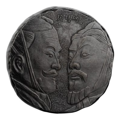 2021年 (新品) フィジー「兵馬俑」純銀 5オンス アンティーク 銀貨