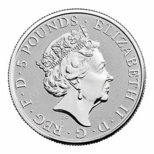 2023 (New) Great Britain The Royal Tudor Beasts The Yale of Beaufort Silver 2 oz Coin - Image 2