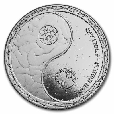 2022 (New) Tokelau Equilibrium Silver 1 oz Coin