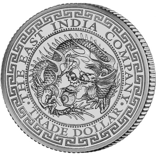 2020 (New) St. Helena Japanese Trade Dollar Silver 1 oz Coin