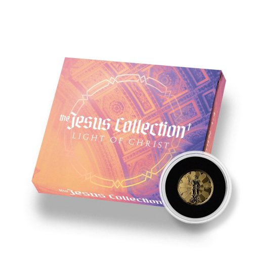 2022年 (新品) サモア「イエス キリストの光・救い主」純金 1/5オンス 金貨 - 画像 (3)